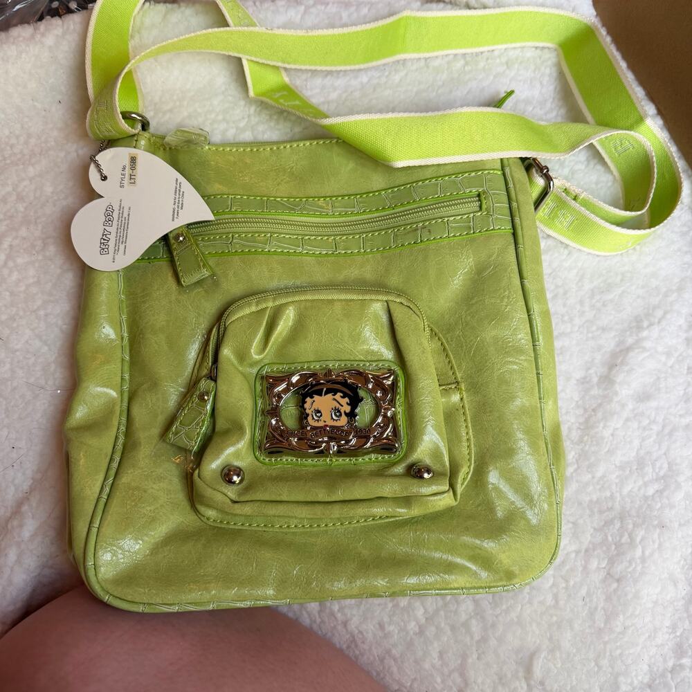 Betty boop green bag